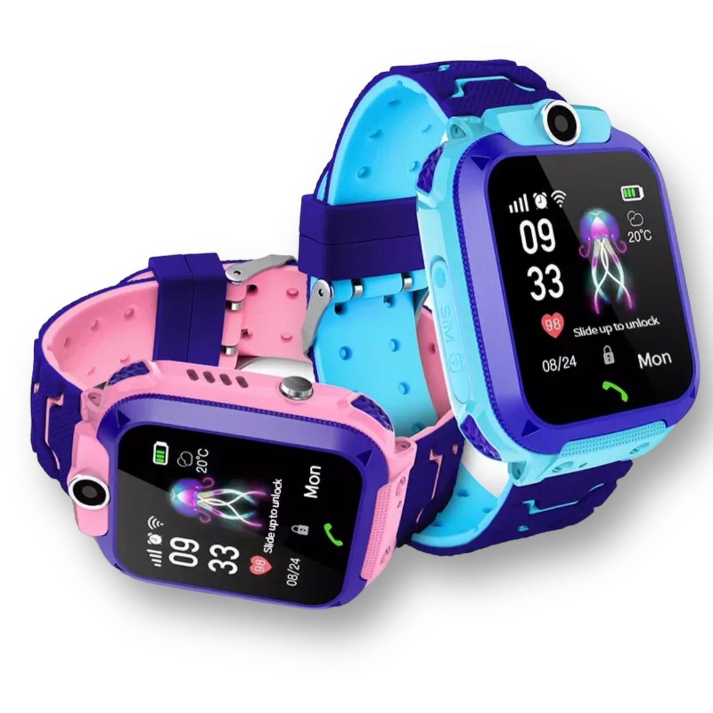 Kids water resistant smart watch with GPS tracker & cellular