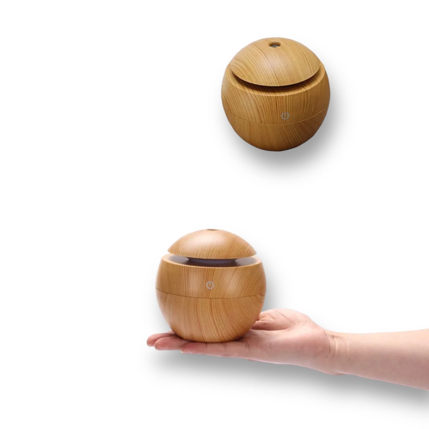Ultrasonic humidifier with led changing light
