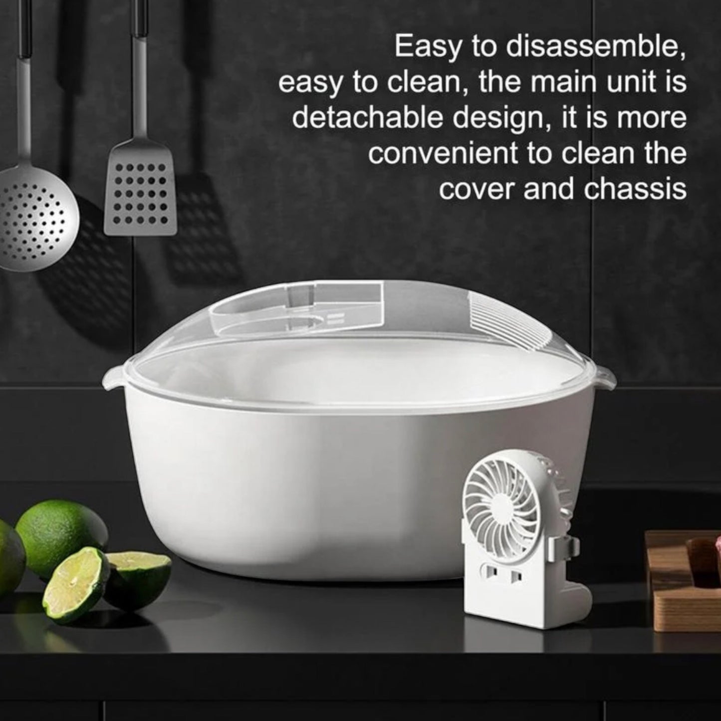 4 in 1 defroster, storage, drain & sterilisation basket