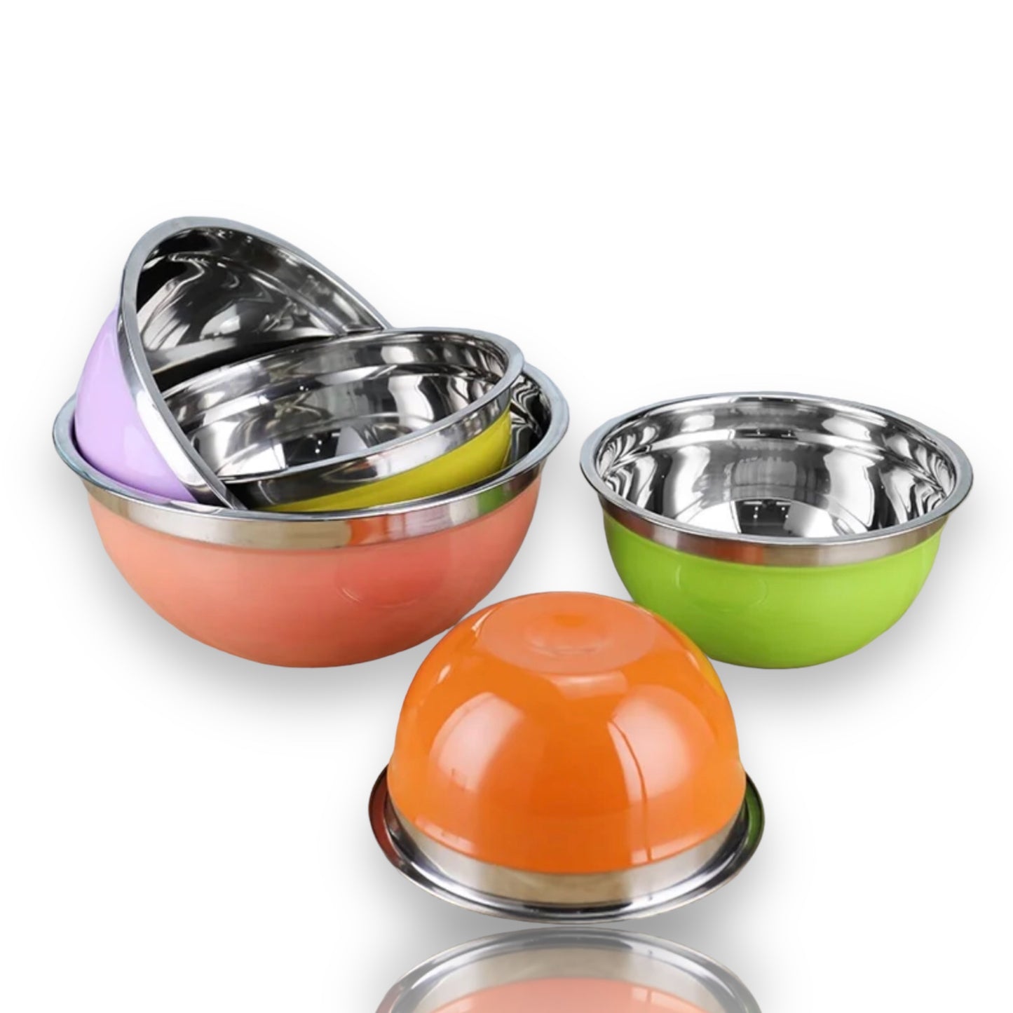5 piece stackable mixing bowls