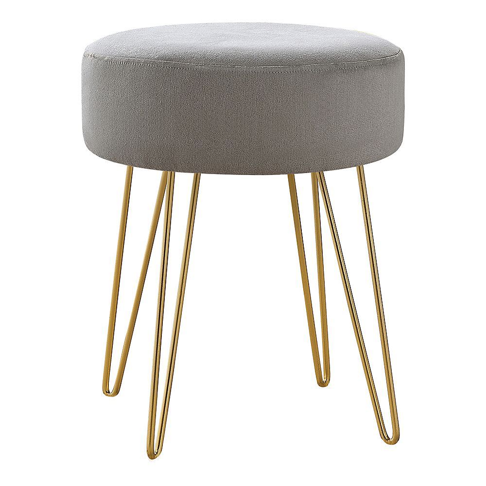 Modern Velvet Dressing Stool