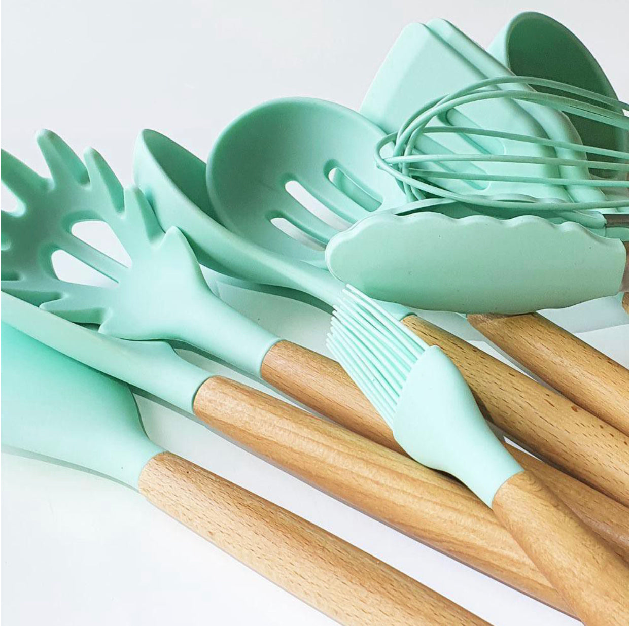 12 Piece Silicone Cooking Spoons