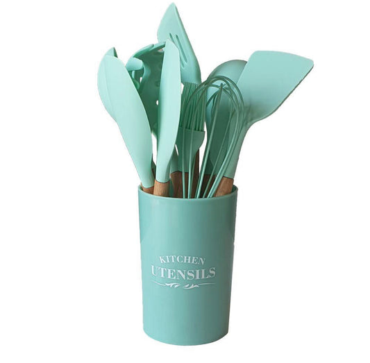 12 Piece Silicone Cooking Spoons