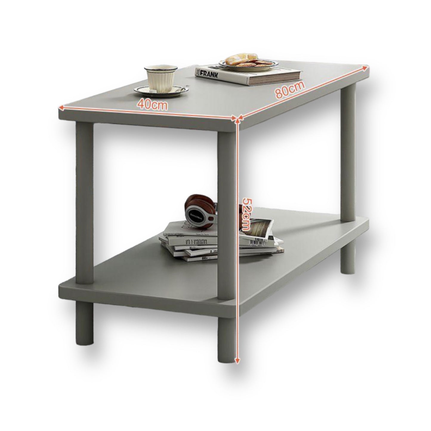 2 tier nordic decor table