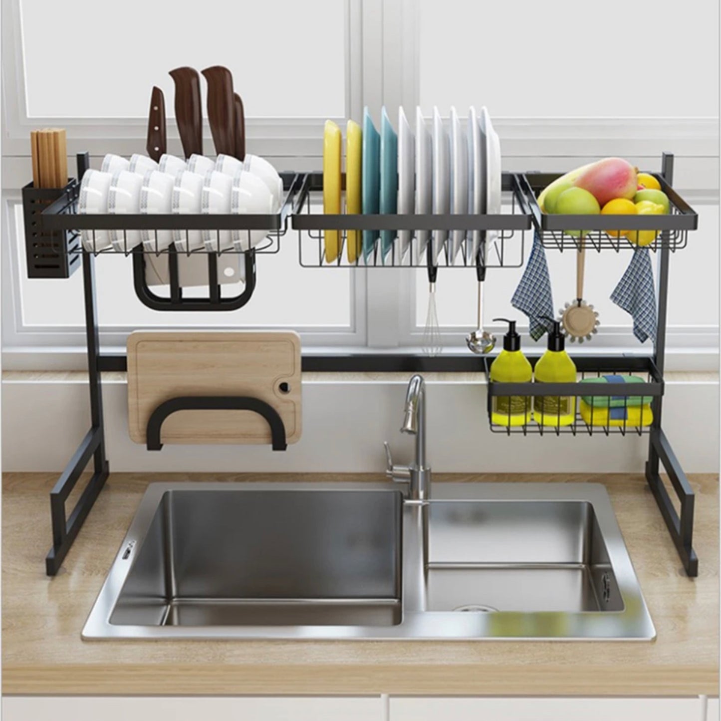 Over the sink dish rack 85cm
