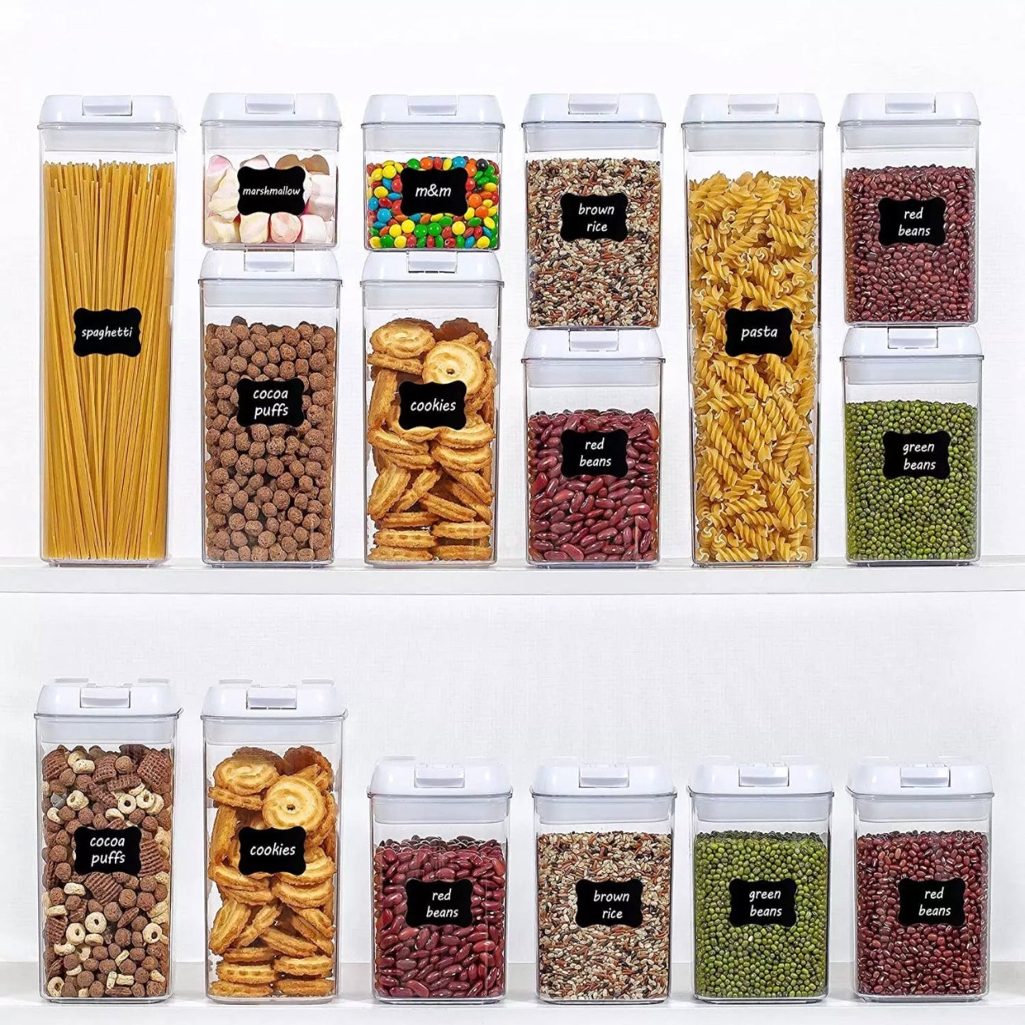 Air tight food container 7 piece set