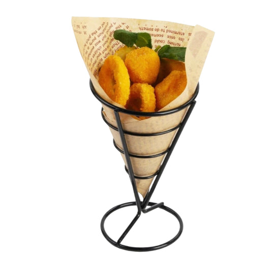 Cone shape chips/fries holder set of 5