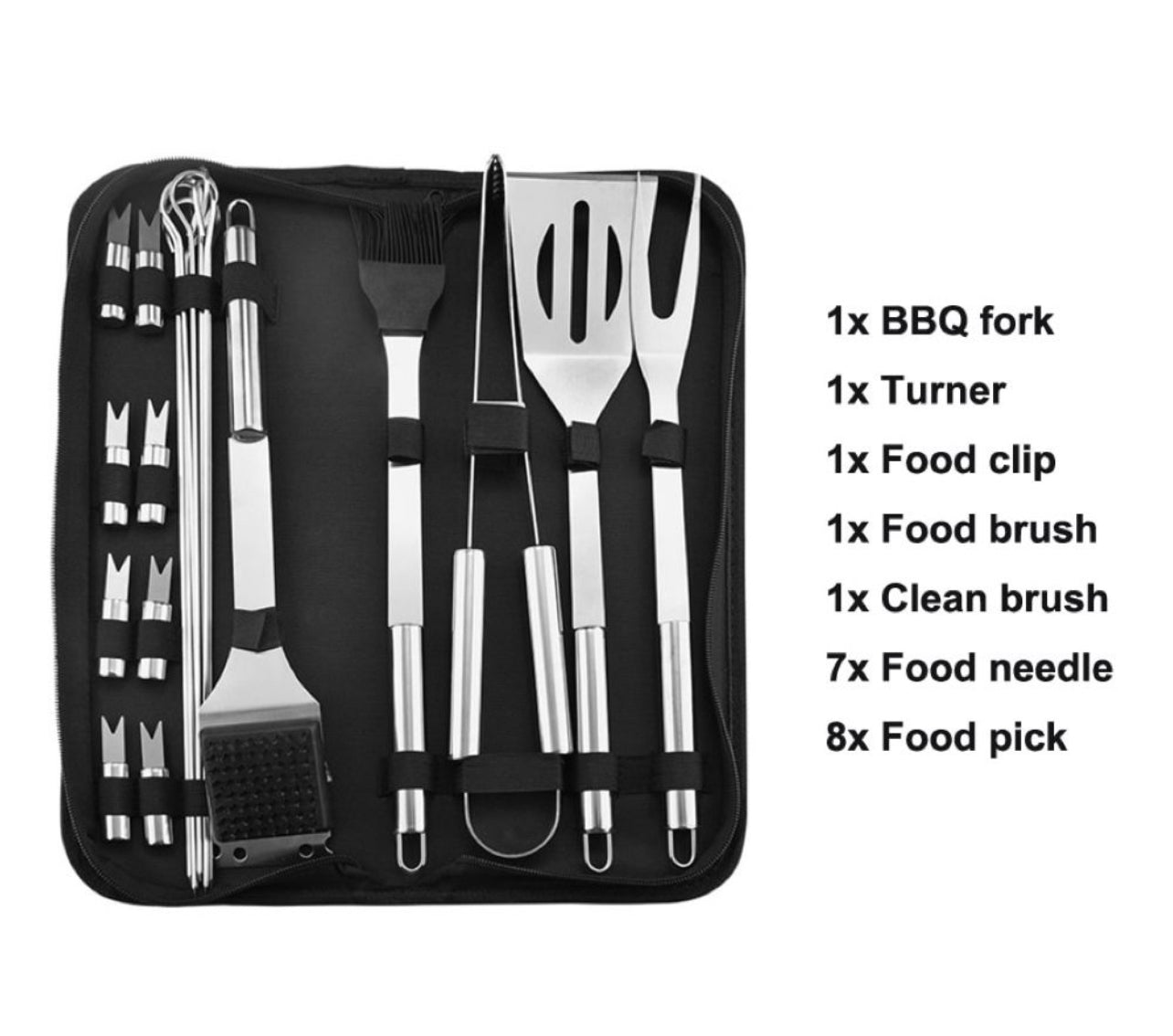 Barbeque/Braai Stainless Steel Set