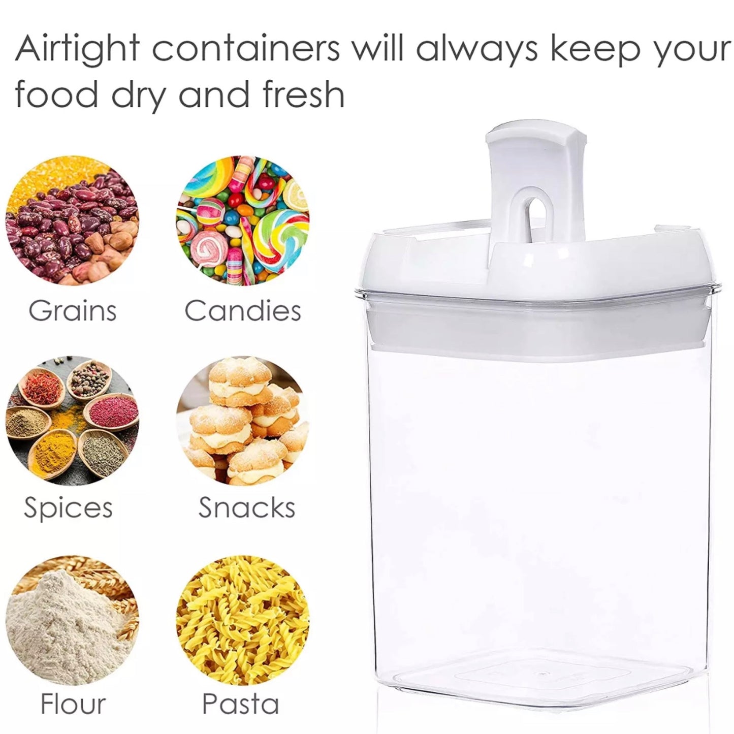 Air tight food container 7 piece set