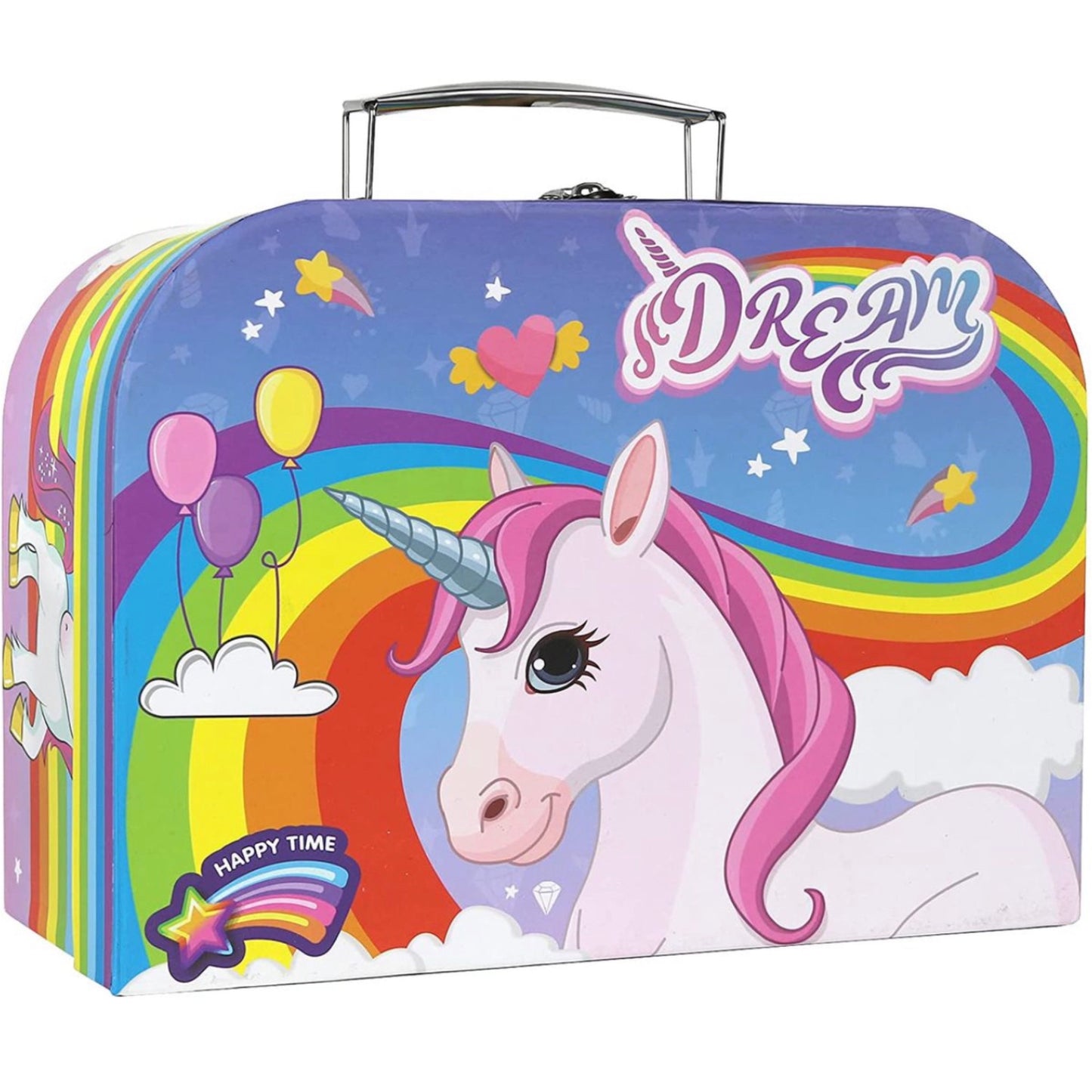 Unicorn tea set with carry case