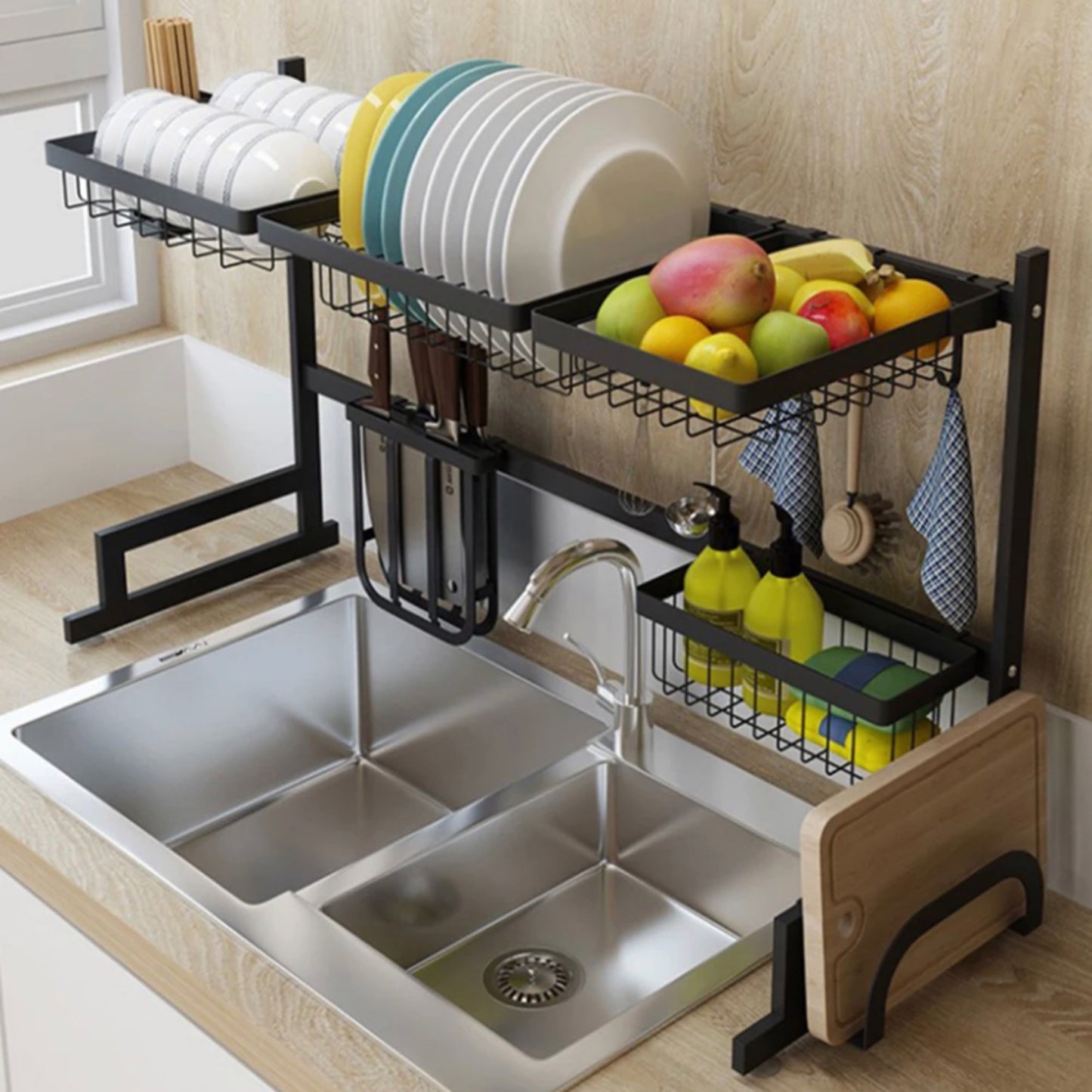 Over the sink dish rack 85cm