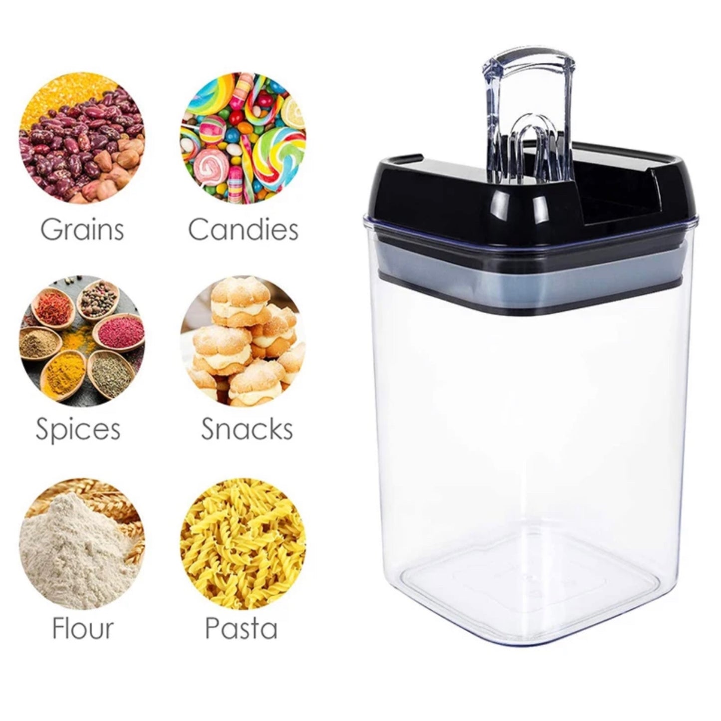 Air tight food container 7 piece set