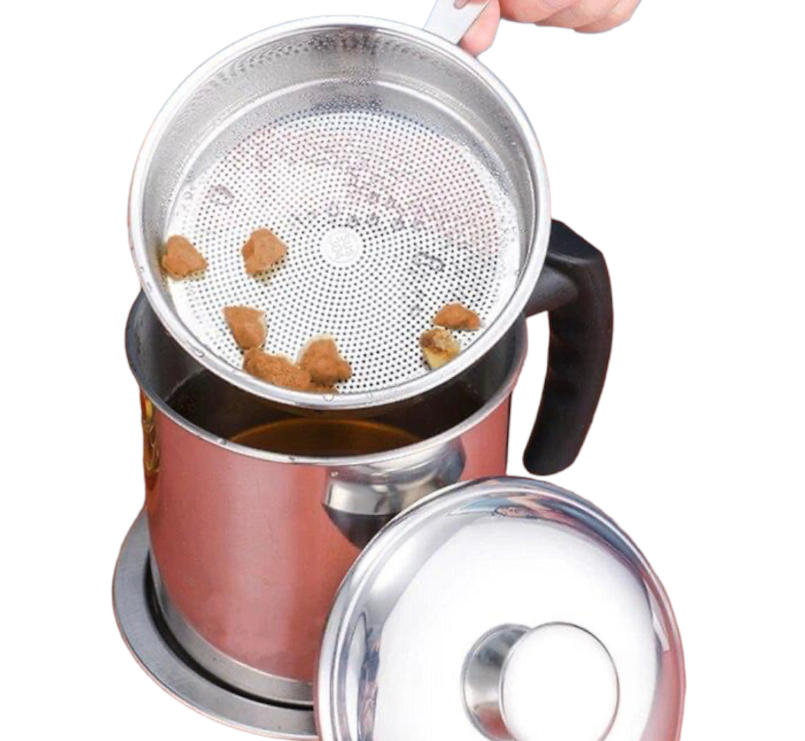 Oil Strainer Storage Jug