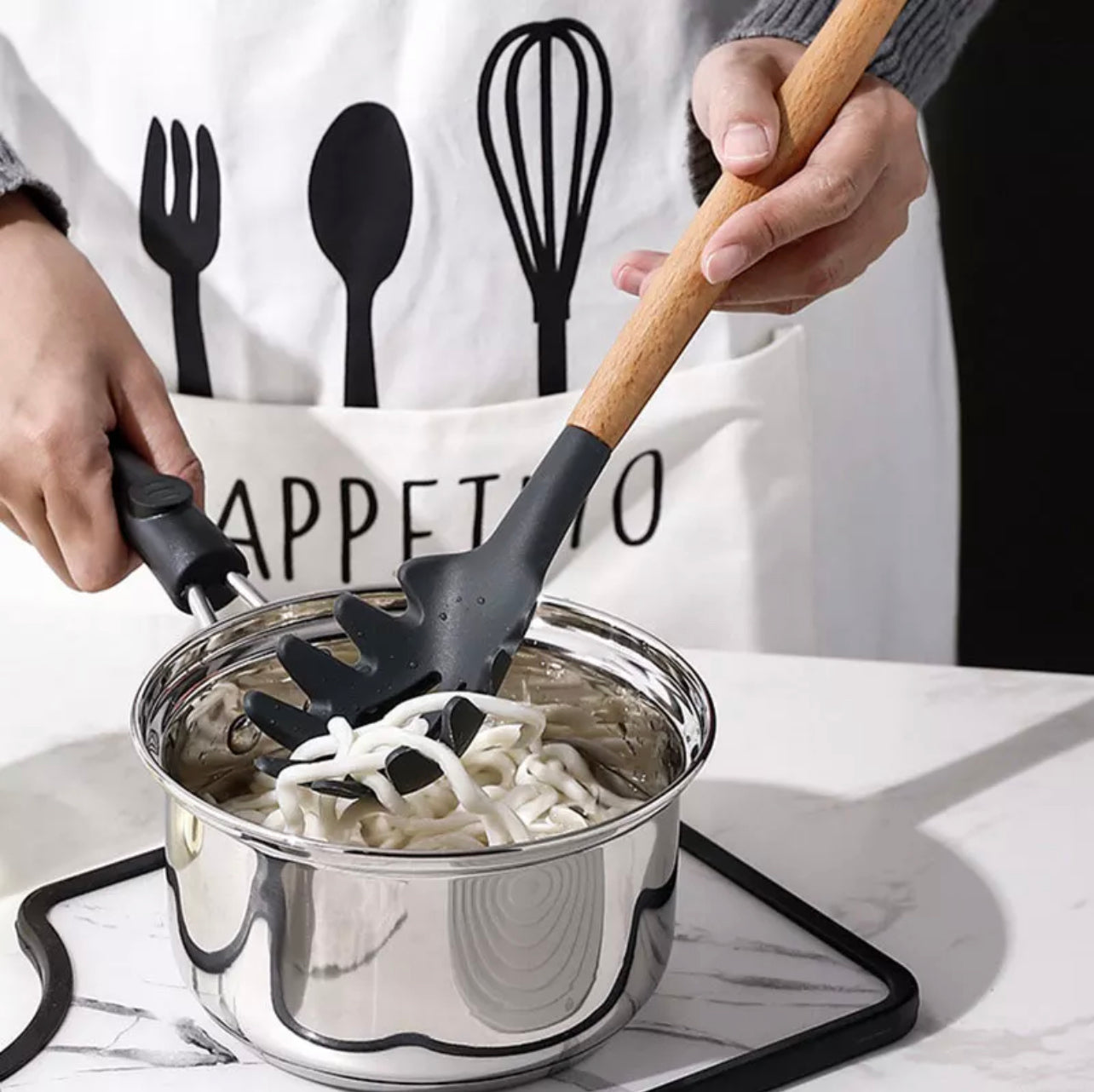 12 Piece Silicone Cooking Spoons
