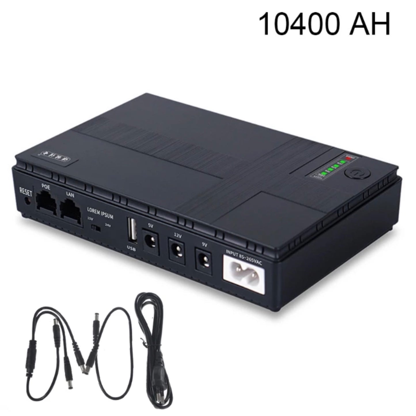Mini DC Ups/ Powerbank 10400 mAh