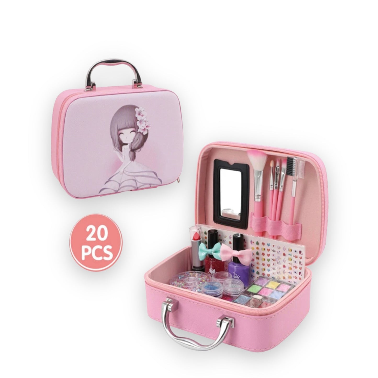 Kid’s nail kit toy set with UV lamp