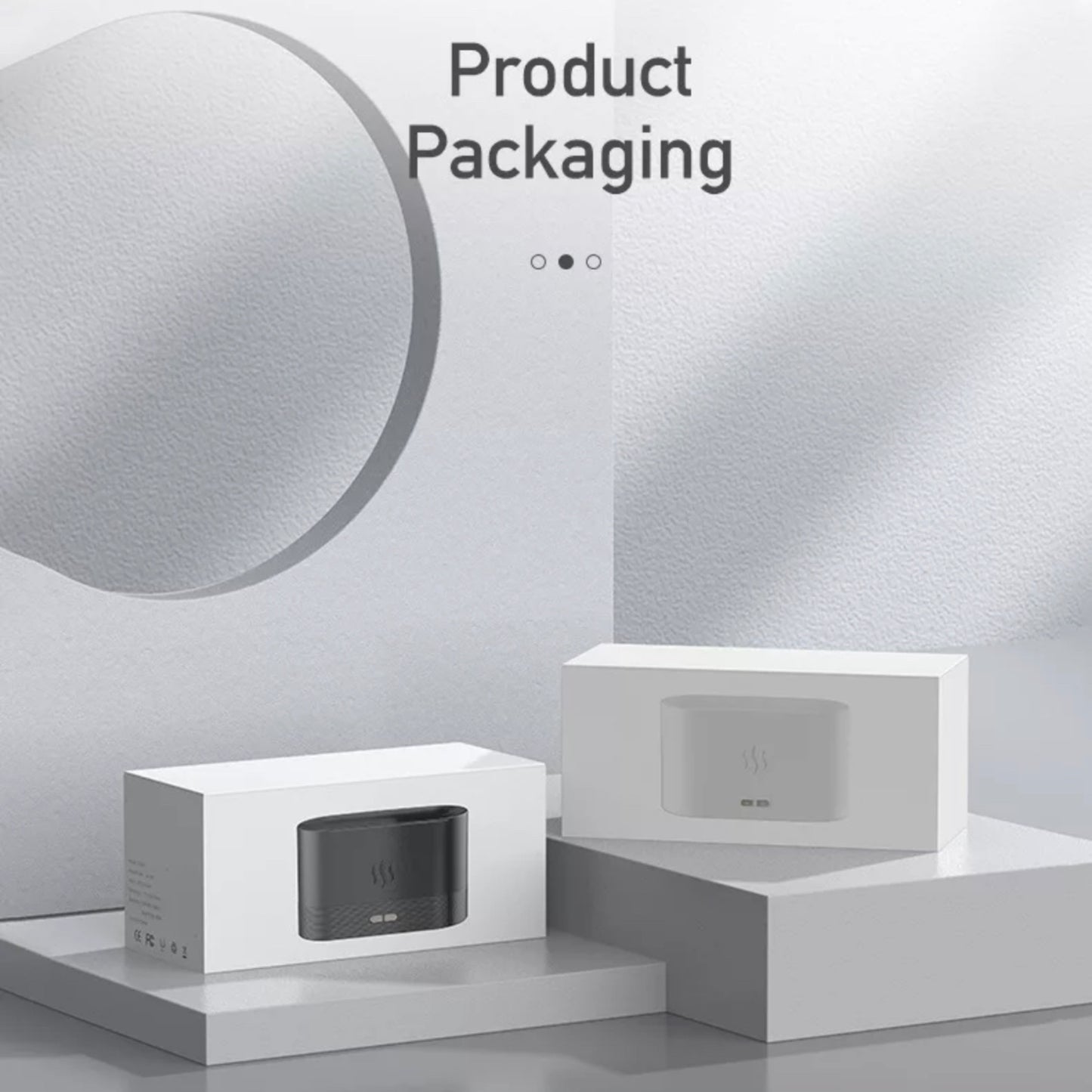 Aroma flame diffuser/humidifier