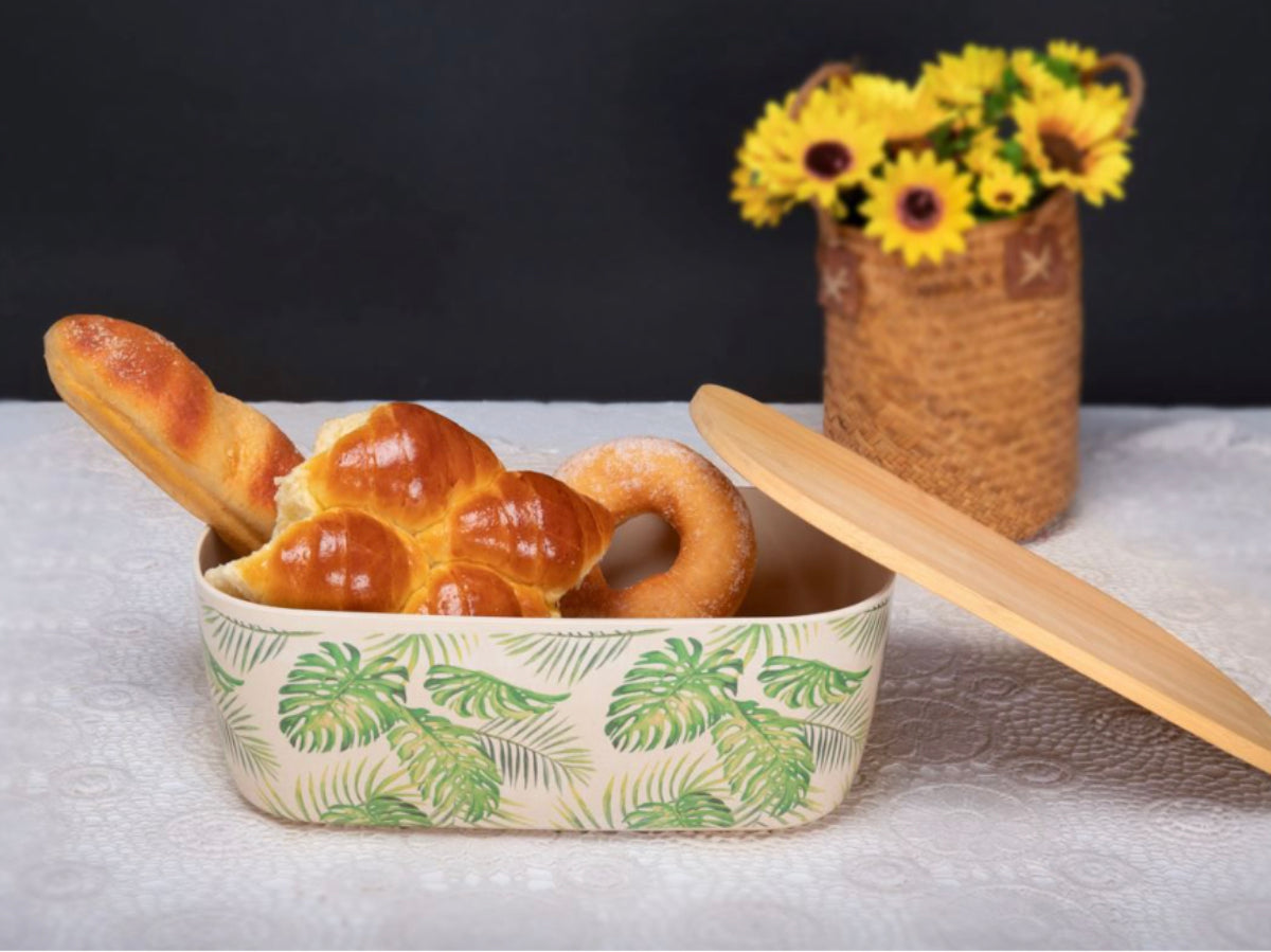 Bamboo Bread Bin & Canister Set