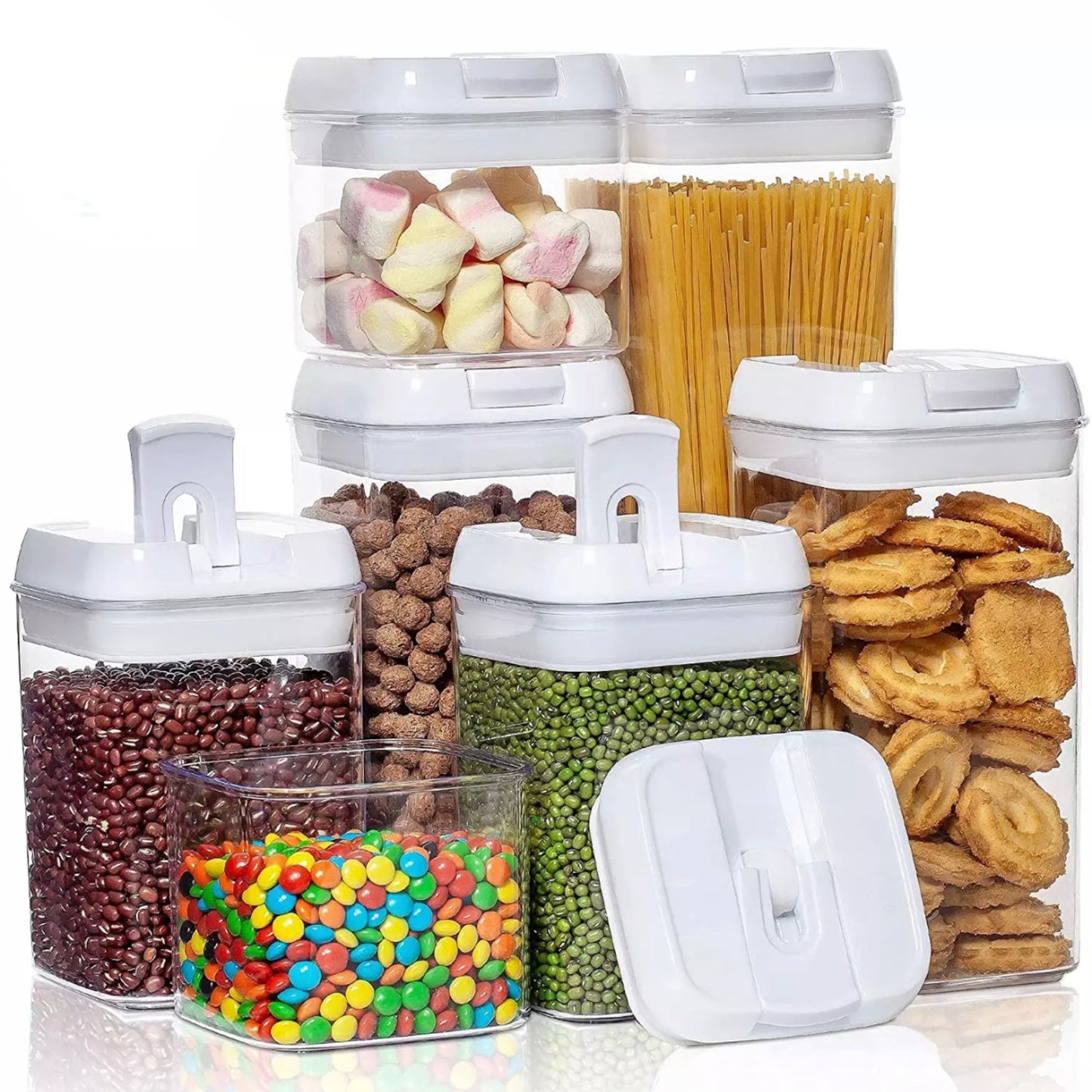 Air tight food container 7 piece set