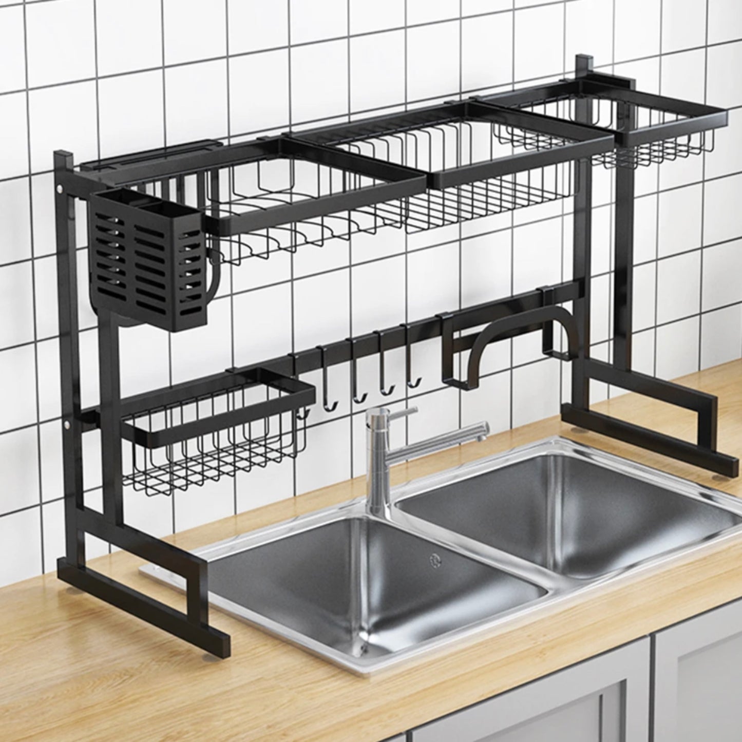 Over the sink dish rack 85cm