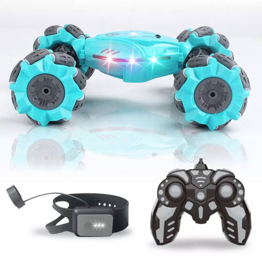 Stunt rotating car dual remote control function