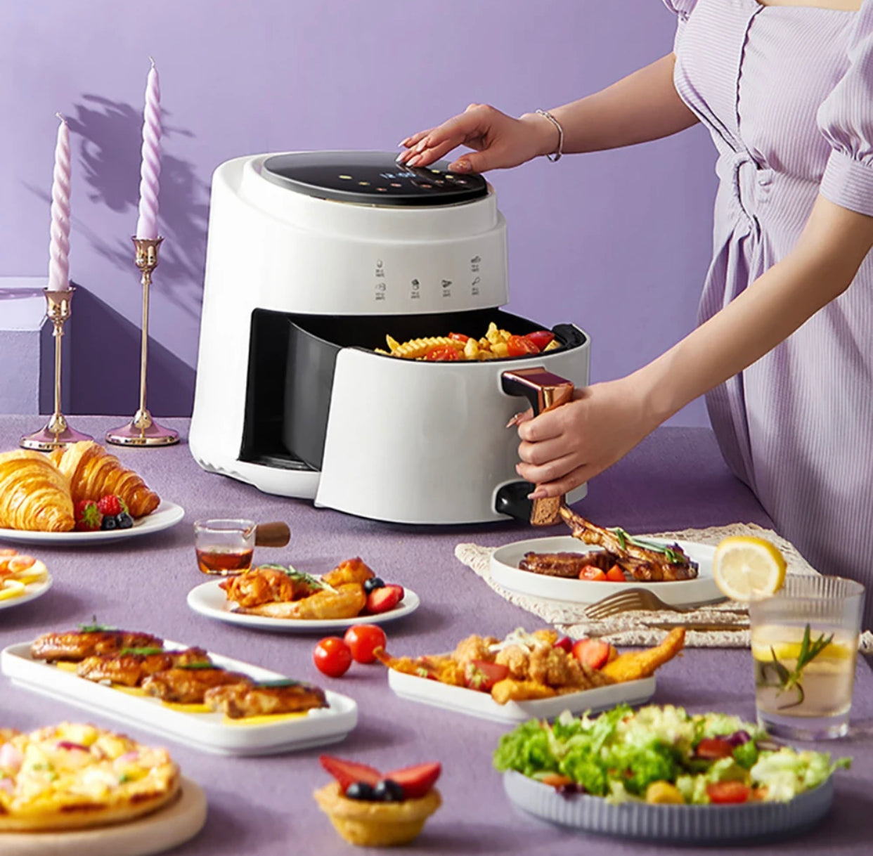 Silvercrest 8 litre digital air fryer