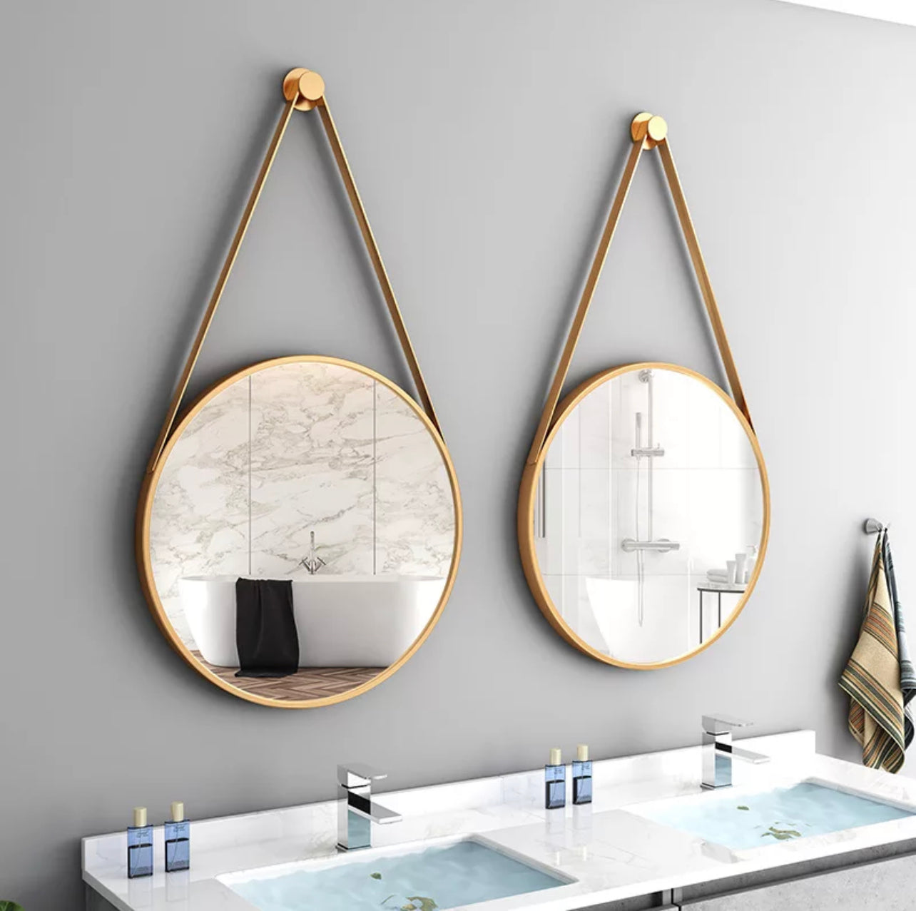 Hanging Round Mirror