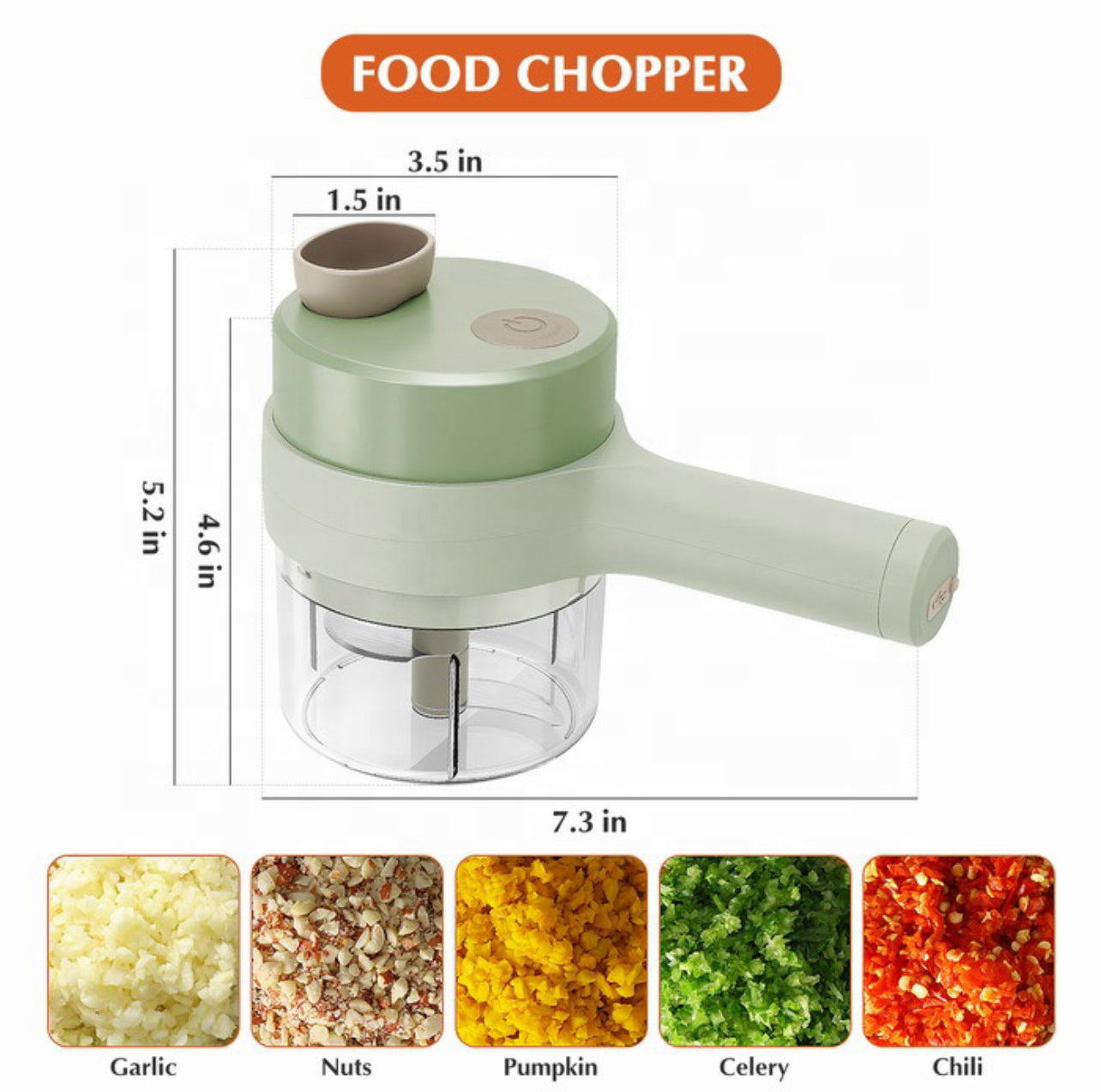 Rechargeable Mini Food Processor