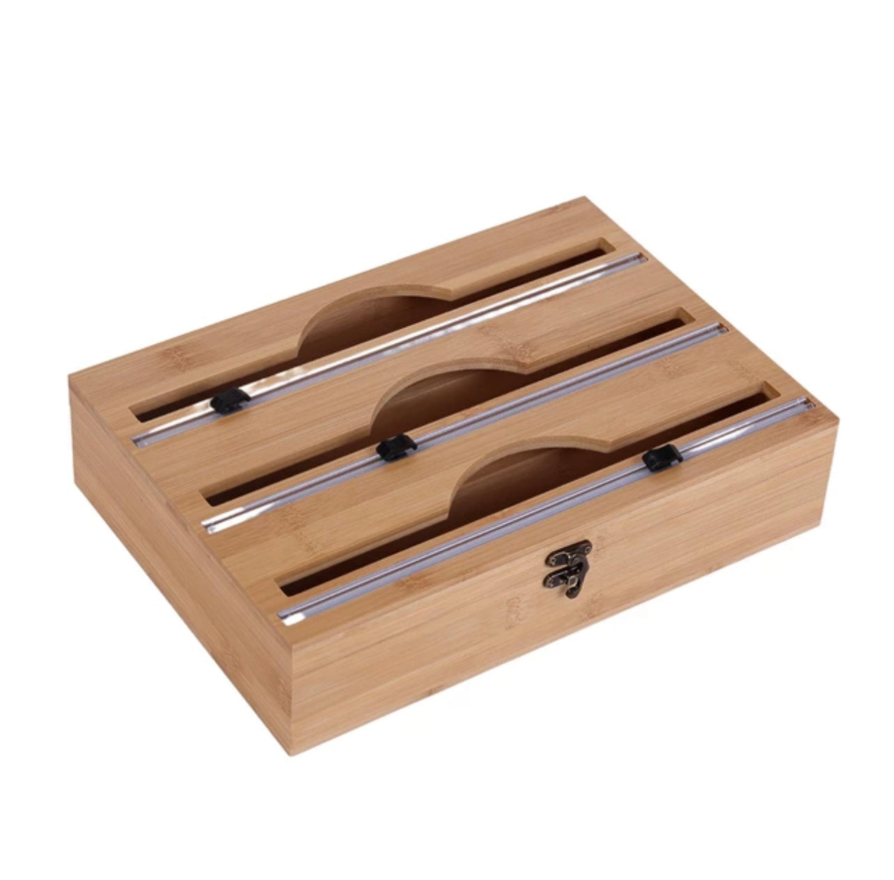 3 in 1 Wooden Foil & Cling Wrap Dispenser