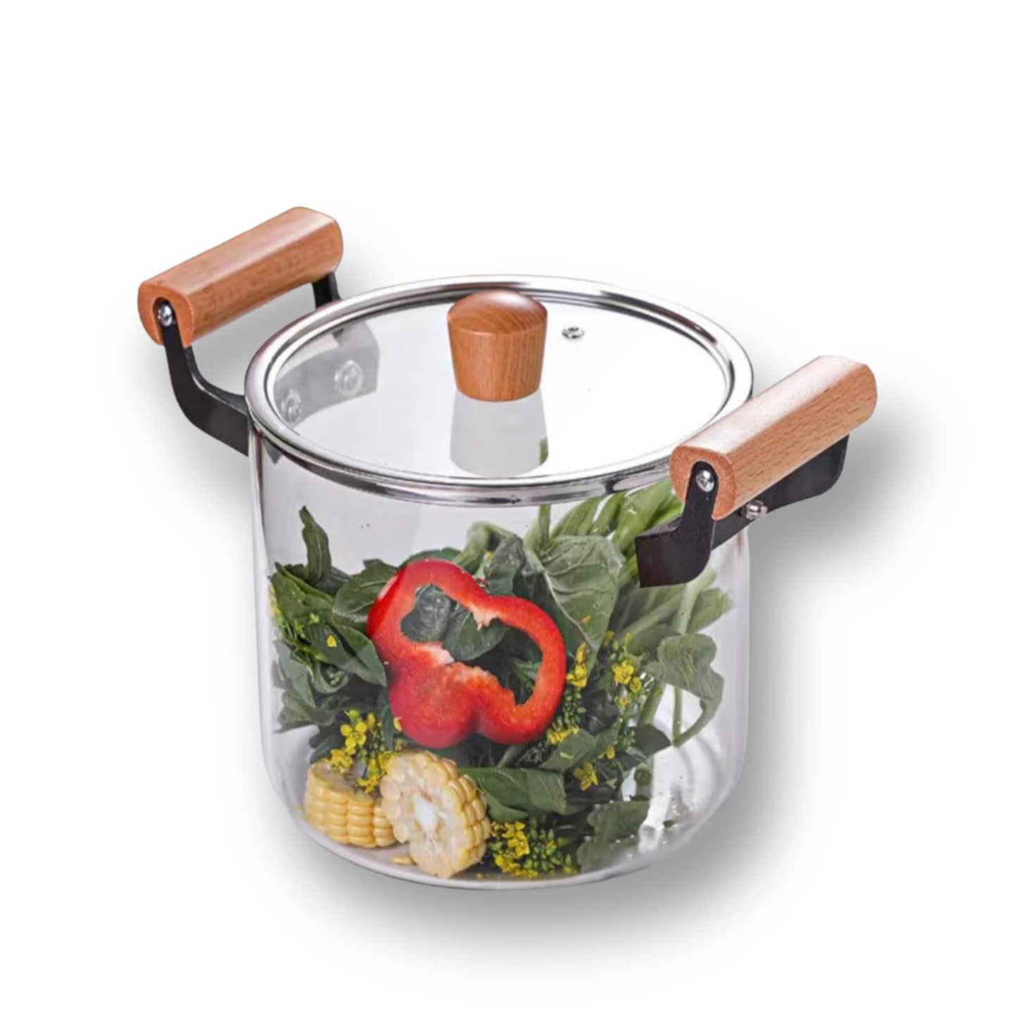Tempered glass pot