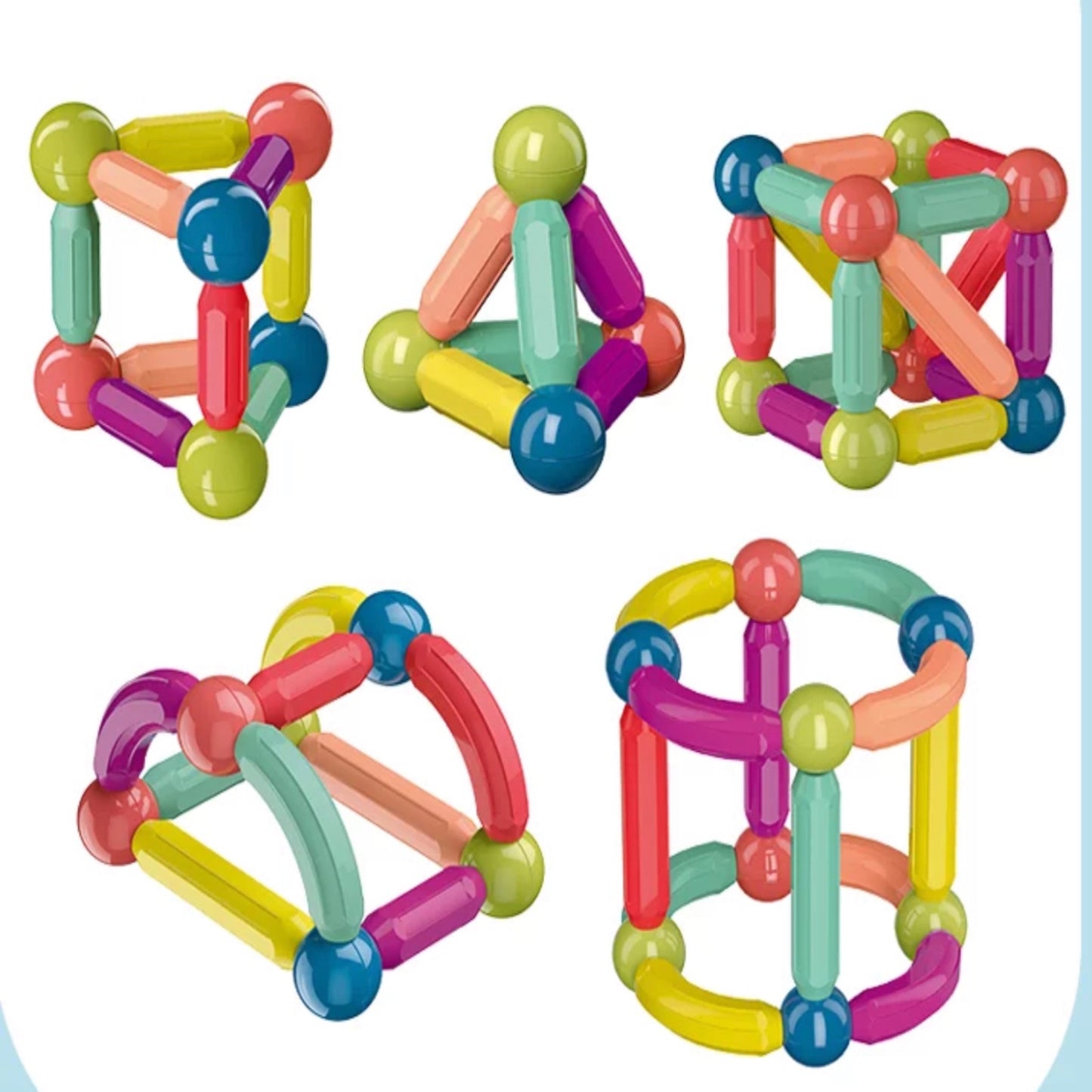Kids educational magnetic puzzle sticks