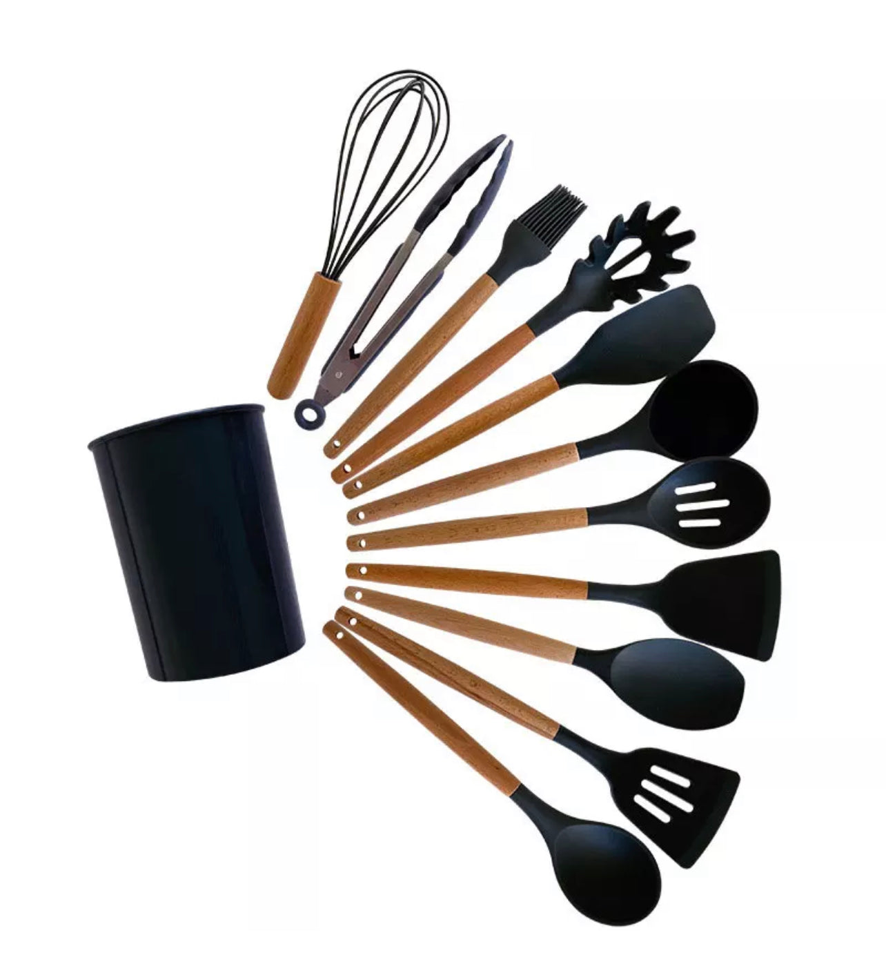 12 Piece Silicone Cooking Spoons