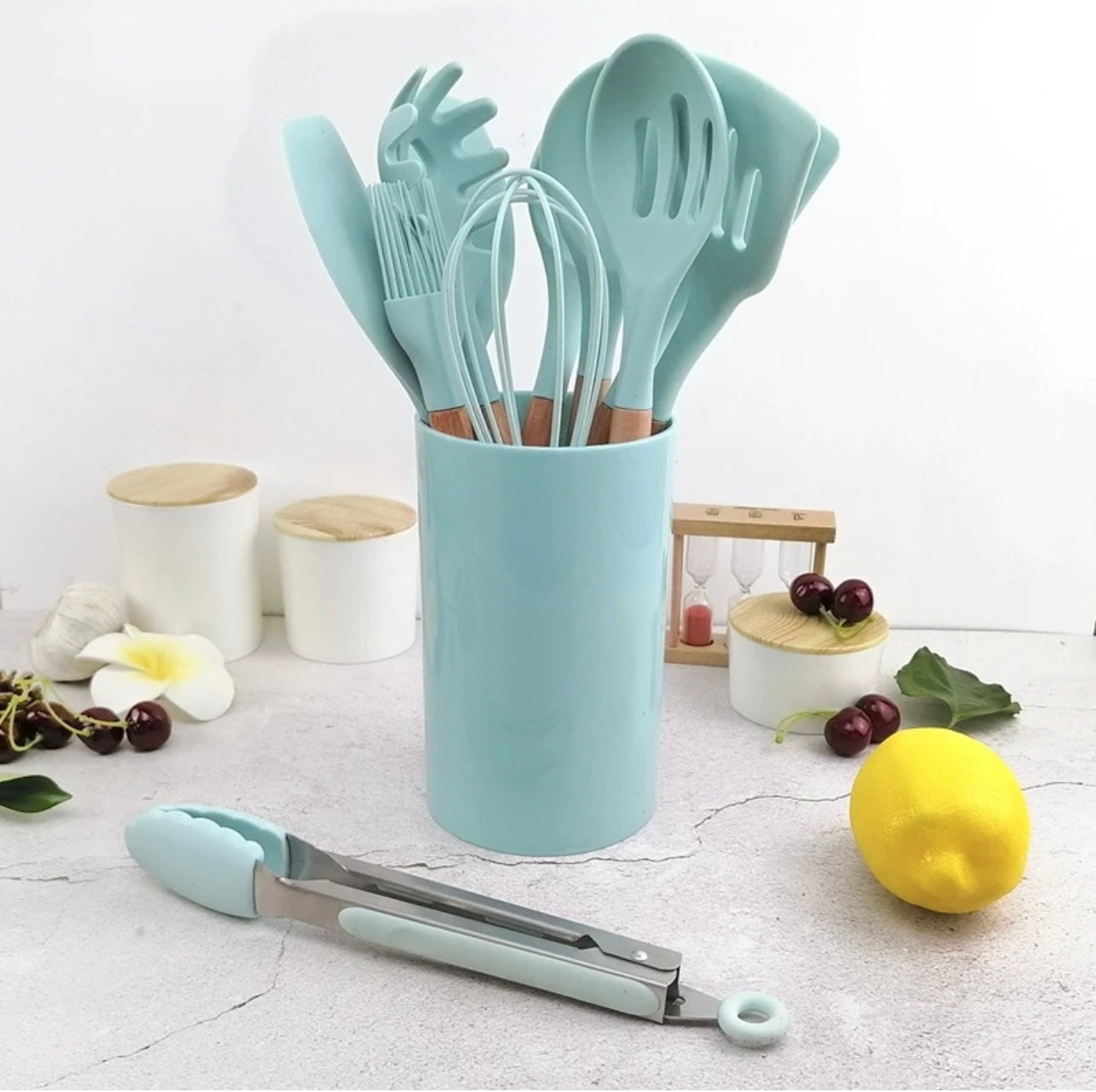 12 Piece Silicone Cooking Spoons