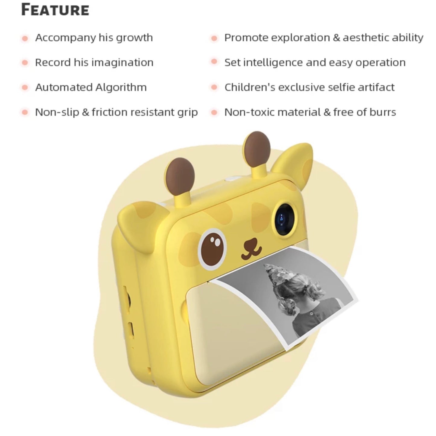 Capture & Print On The Spot with our 2-In-1 Rechargeable PRINTER CAMERA