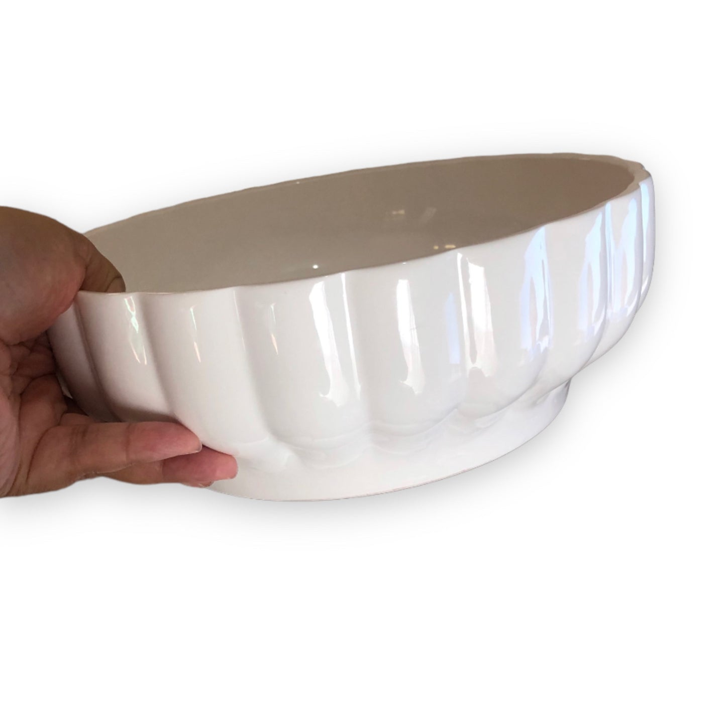 Large wide serving bowl 30x10cm