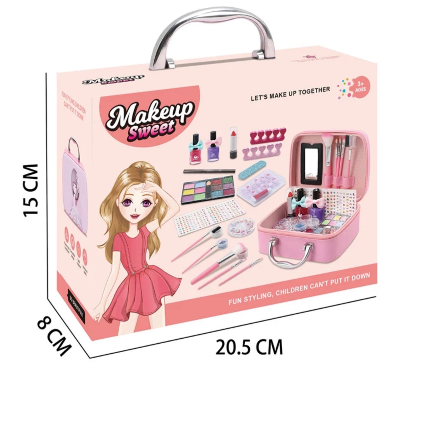 Kid’s nail kit toy set with UV lamp