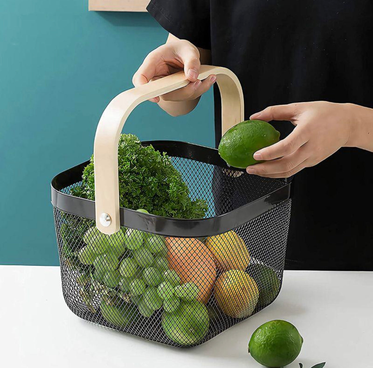 Square Metal Multipurpose Basket